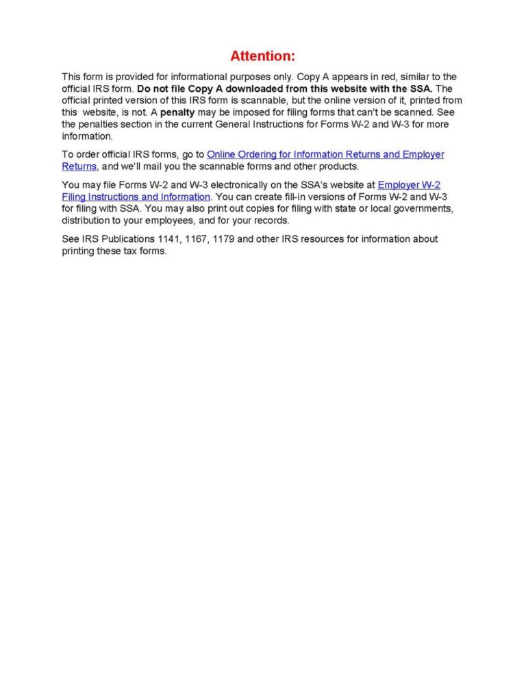 IRS Form W-2 wage and tax statement
