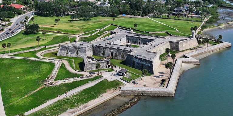 St. Augustine Florida aerial view